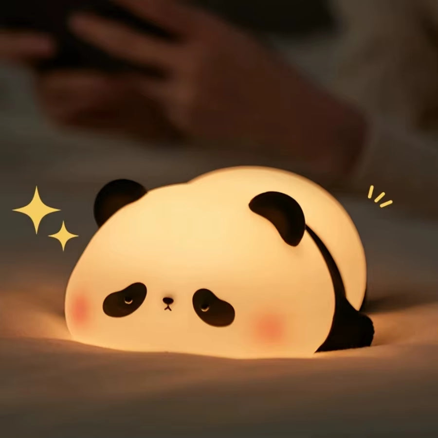 Lampka nocna LED królik silikonowy, dotykowa